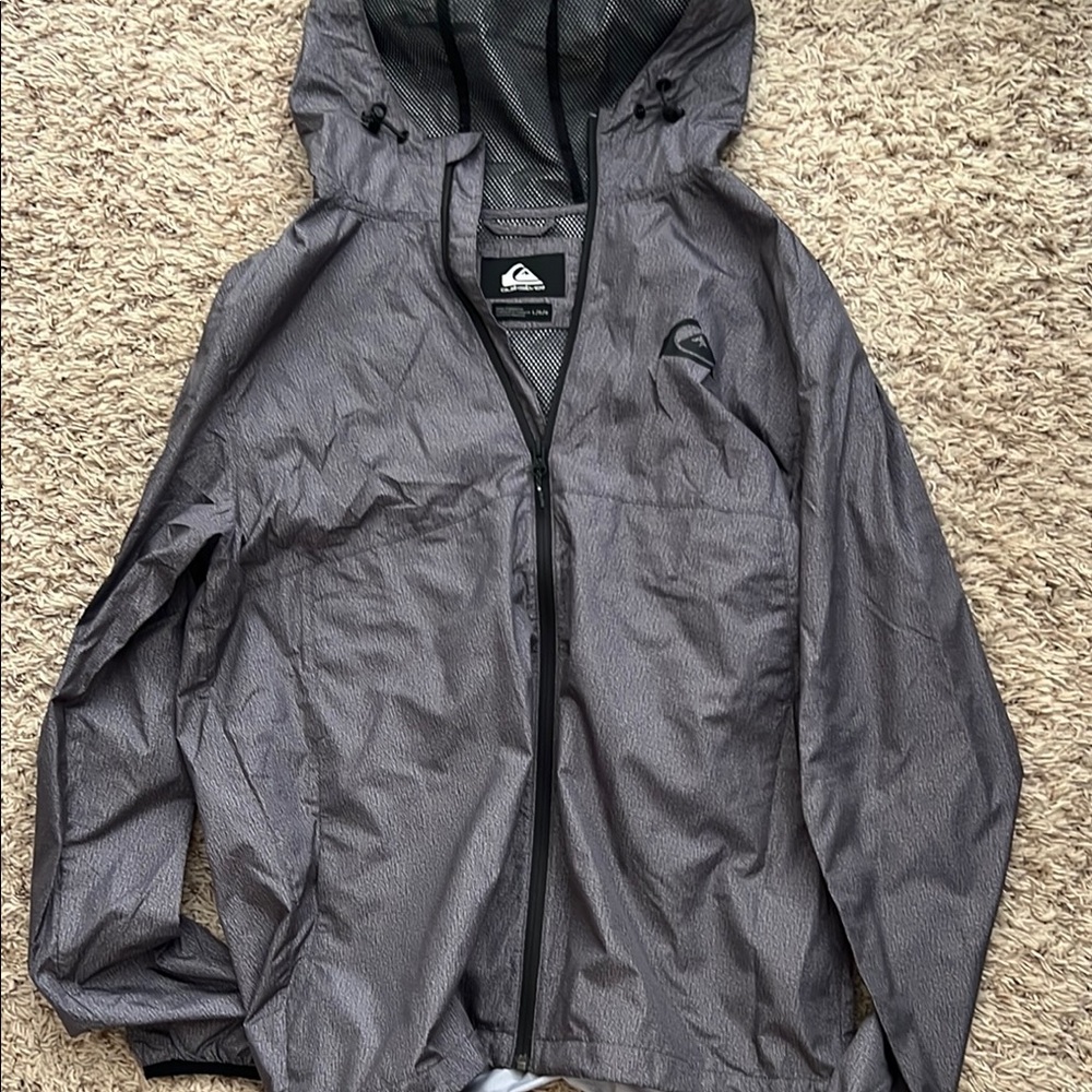 Quiksilver Gray wind breaker Jacket